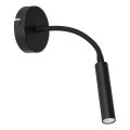 Fleksibilna lampica ARDEN 1xG9/8W/230V crna