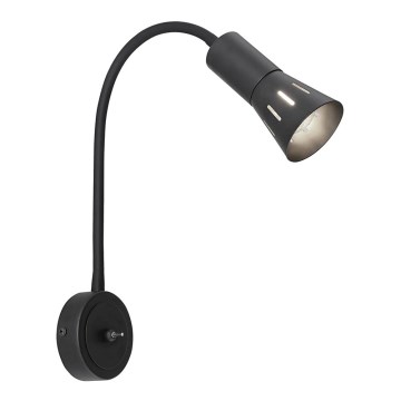 Fleksibilna lampica ARENA 1xE14/40W/230V crna