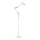 Fleksibilna podna lampa AURIQ 1xE27/60W/230V 184 cm bela