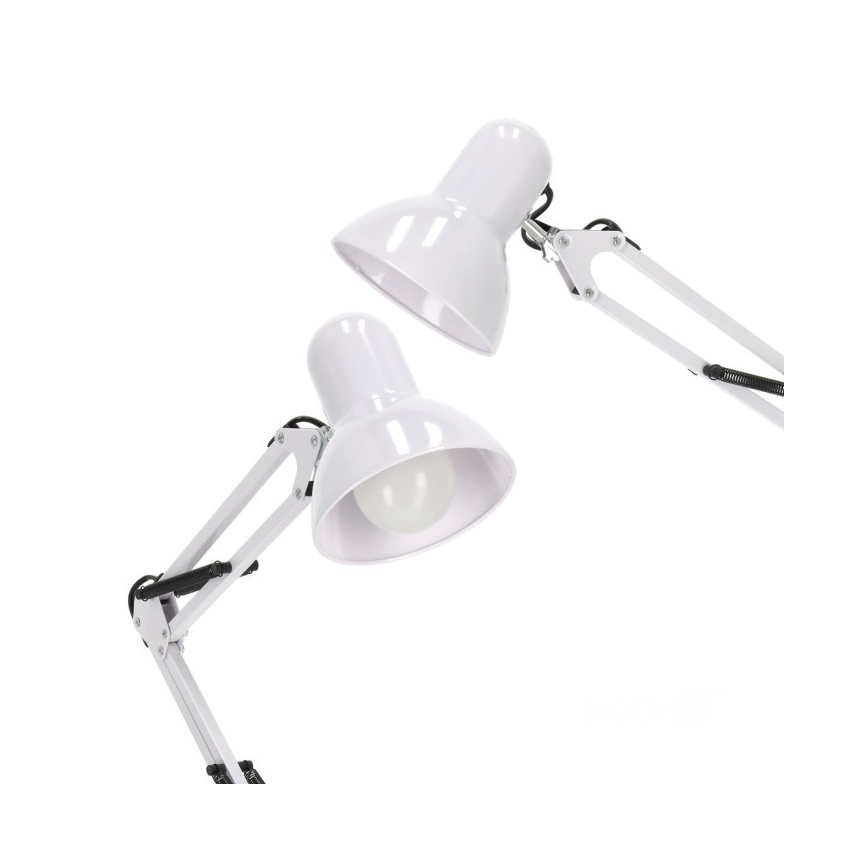 Fleksibilna podna lampa AURIQ 1xE27/60W/230V 184 cm bela