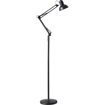 Fleksibilna podna lampa AURIQ 1xE27/60W/230V 184 cm crna