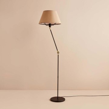 Fleksibilna podna lampa AYD 1xE27/40W/230V crna/braon