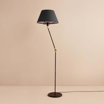 Fleksibilna podna lampa AYD 1xE27/40W/230V crna