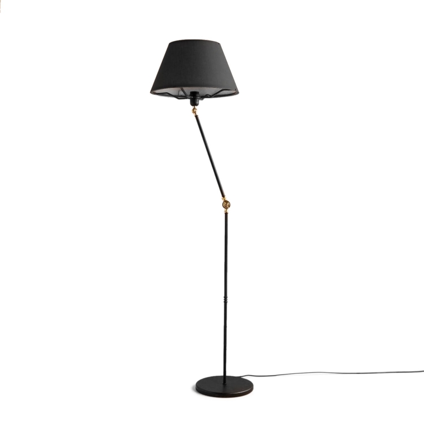 Fleksibilna podna lampa AYD 1xE27/40W/230V crna