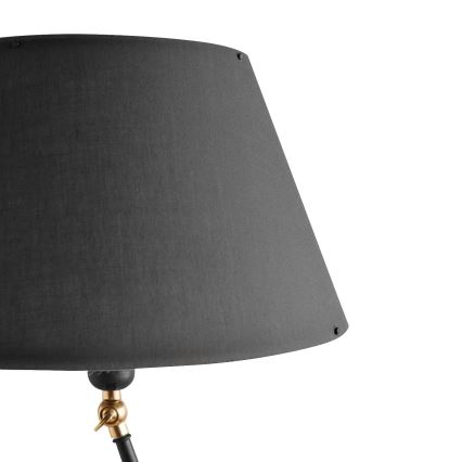 Fleksibilna podna lampa AYD 1xE27/40W/230V crna
