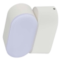 Fleksibilna spoljna LED zidna svetiljka LED/5W/230V 3000K IP65 bela