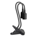 Fleksibilna stona lampa sa klipom za gajenje biljaka PLANTY 2xE27/30W/230V crna