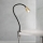 Fleksibilna stona lampa sa štipaljkom DOTTY 1xGU10/10W/230V mesing/crna