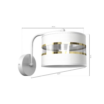 Fleksibilna svetiljka ULTIMO 1xE27/60W/230V bela