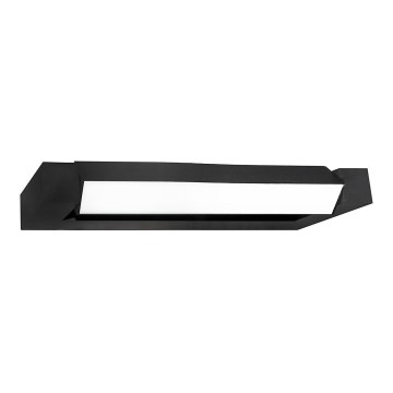 Fleksibilno LED spoljašnje zidno svetlo 2xLED/4W/230V IP54 30 cm crno