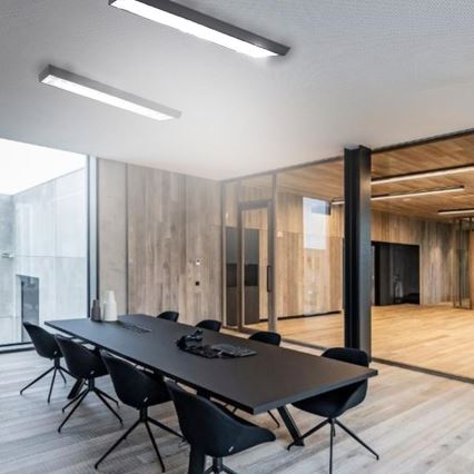 Fluorescentna svetiljka T8 2xG13/18W/230V 120 cm crna