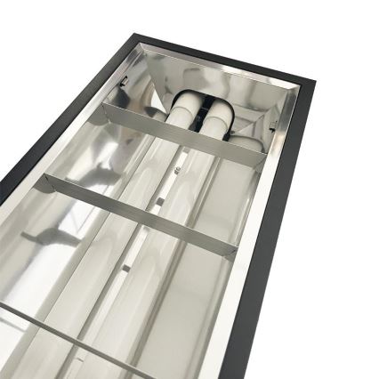 Fluorescentna svetiljka T8 2xG13/18W/230V 120 cm crna