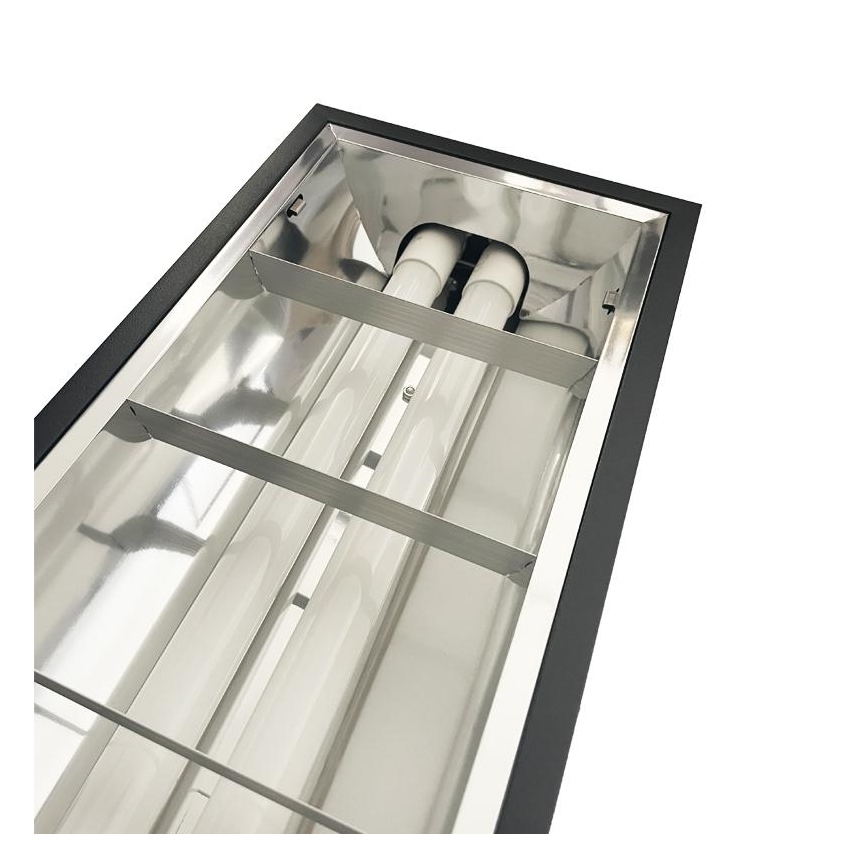 Fluorescentna svetiljka T8 2xG13/18W/230V 120 cm crna