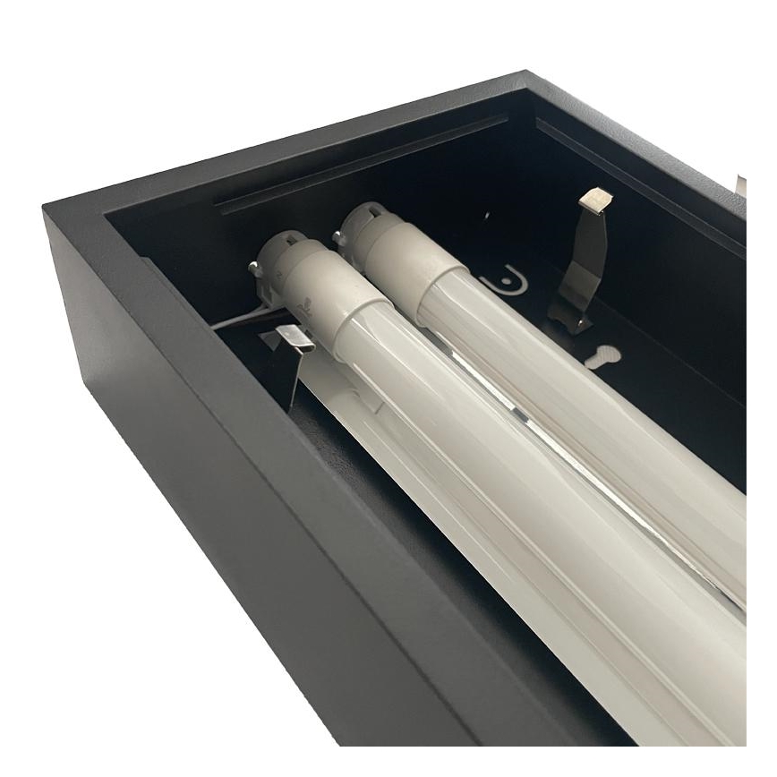 Fluorescentna svetiljka T8 2xG13/18W/230V 120 cm crna