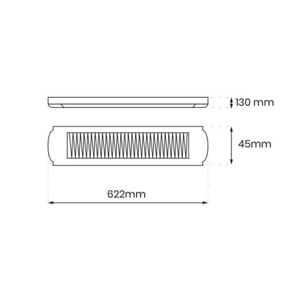 Fluorescentno rasvetno telo 2xG13/18W/230V
