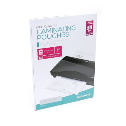 Folije za laminiranje A4 20 kom + A5 20 kom + vizitke 10 kom