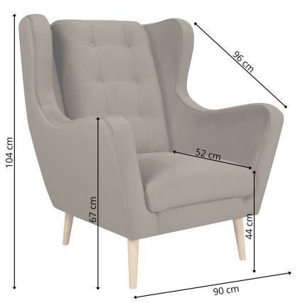 Fotelja OMI XXL braon