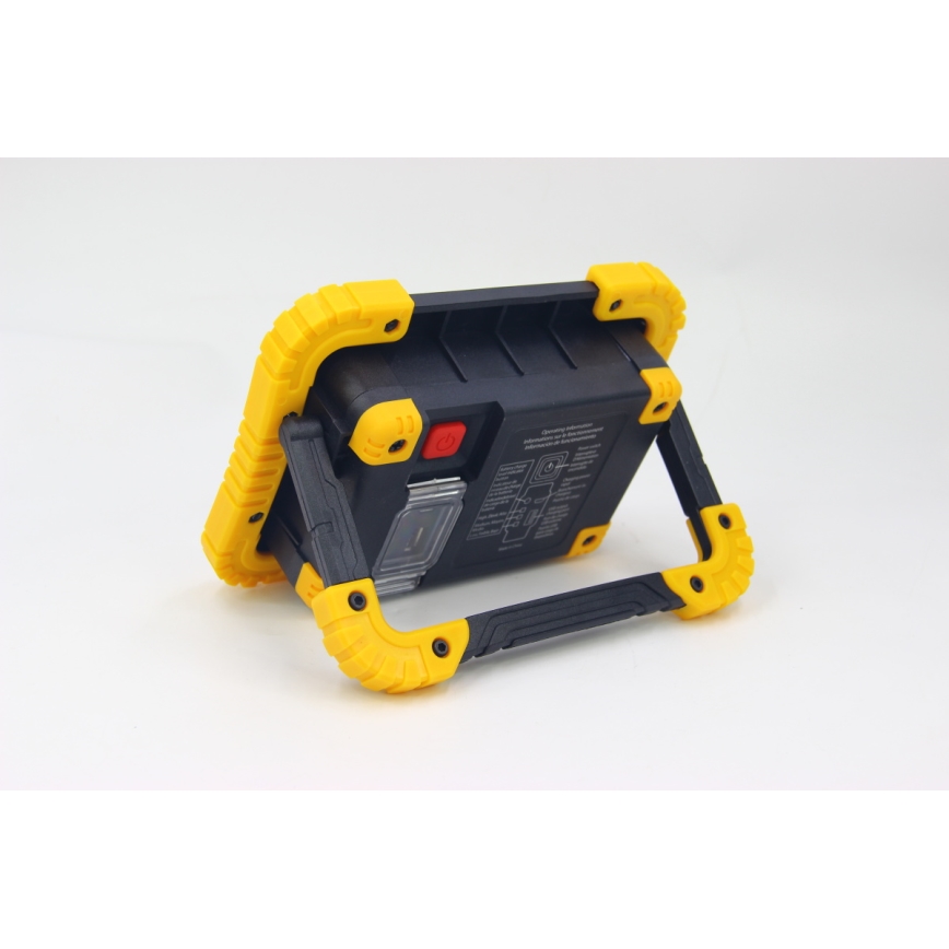 Fulgur 34004 - LED punjivi reflektor sa power bankom LED/17W/4400 mAh IPX4