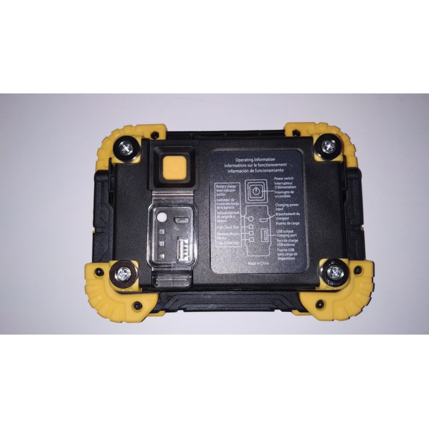 Fulgur 34004 - LED punjivi reflektor sa power bankom LED/17W/4400 mAh IPX4