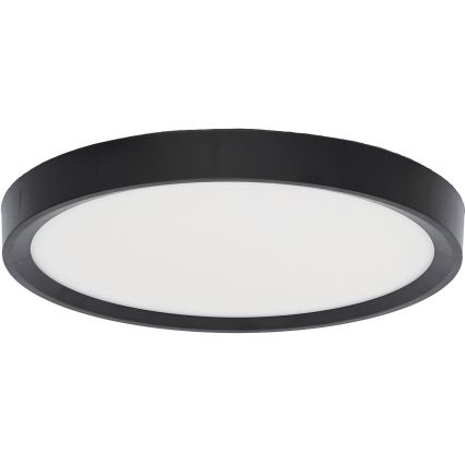 Fulgur 41811 - LED stropna svetiljka NOMY LED/18W/230V 3000/4000/6000K IP40 prečnik 23 cm crna