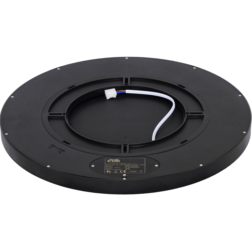 Fulgur 41813 - LED plafonska svetiljka NOMY LED/32W/230V 3000/4000/6000K IP40 prečnik 40 cm crna