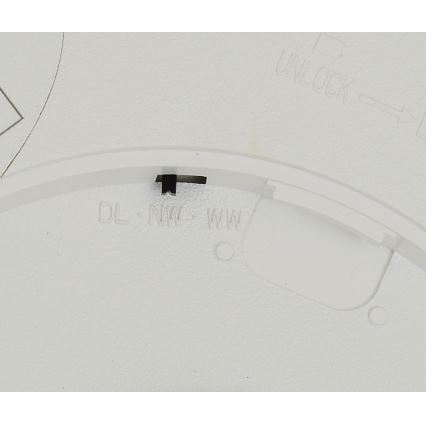 Fulgur 42361 - LED plafonjerka NOMY LED/24W/230V 3000/4000/6000K IP40 prečnik 30 cm bela