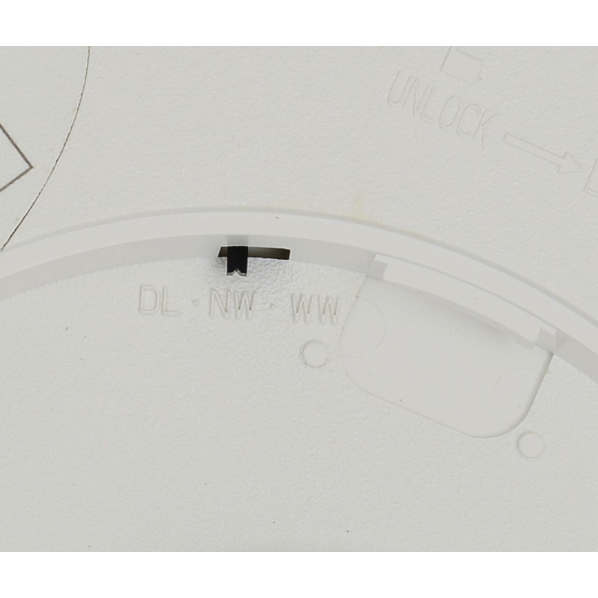 Fulgur 42361 - LED plafonjerka NOMY LED/24W/230V 3000/4000/6000K IP40 prečnik 30 cm bela