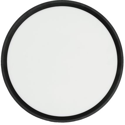 Fulgur 42362 - LED stropno svetlo NOMY LED/24W/230V 3000/4000/6000K IP40 prečnik 30 cm crna