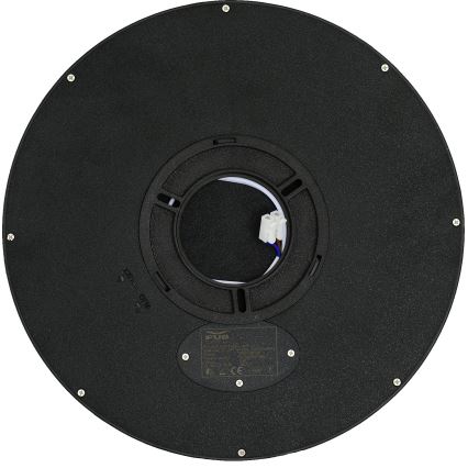 Fulgur 42362 - LED stropno svetlo NOMY LED/24W/230V 3000/4000/6000K IP40 prečnik 30 cm crna