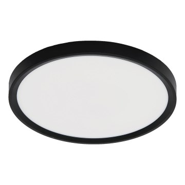 Fulgur 42362 - LED stropno svetlo NOMY LED/24W/230V 3000/4000/6000K IP40 prečnik 30 cm crna