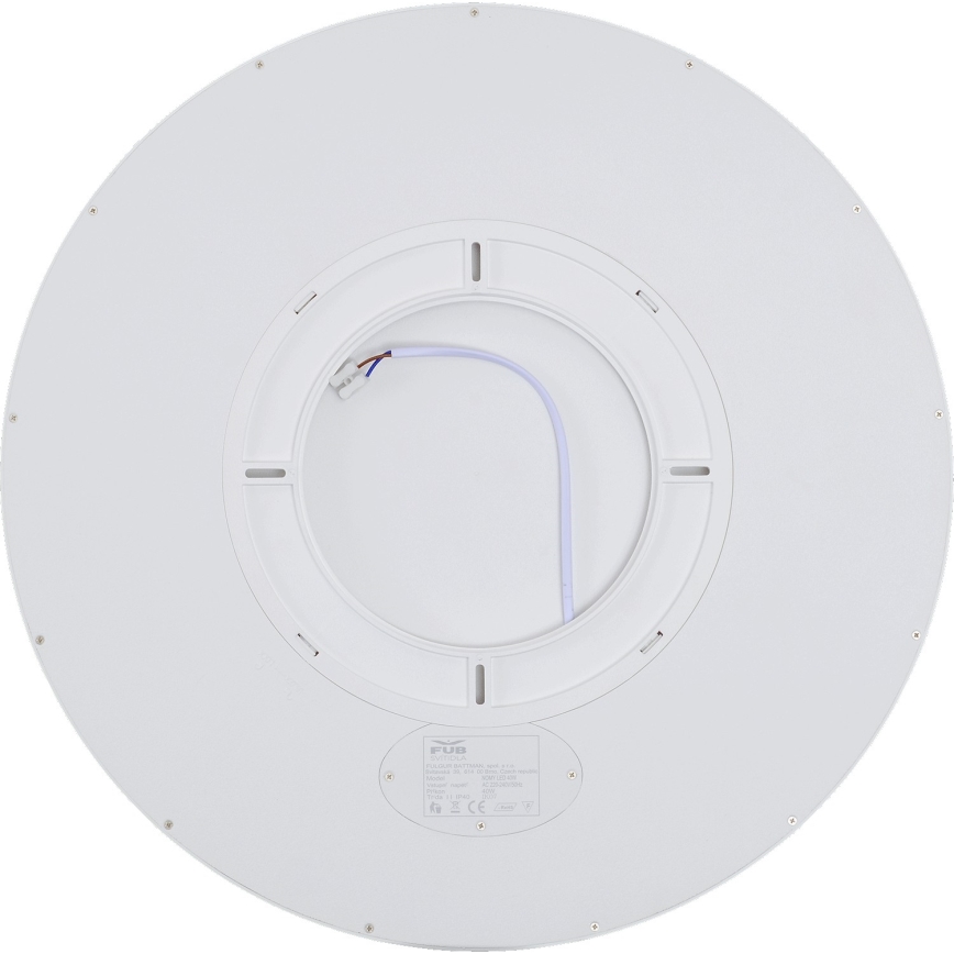 Fulgur 42363 - LED plafonska lampa NOMY, 40 W, 230 V, 3000/4000/6000 K, IP40, prečnik 50 cm, bela