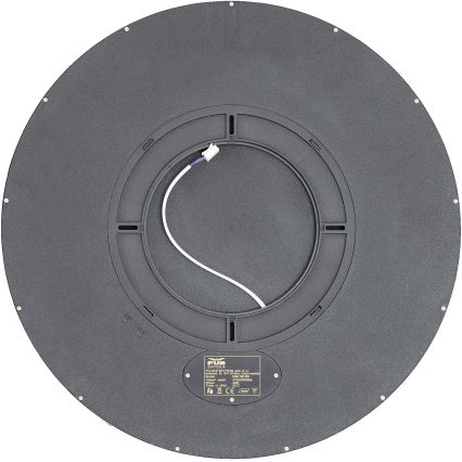 Fulgur 42364 - LED plafonsko svetlo NOMY LED/40W/230V 3000/4000/6000K IP40 prečnik 50 cm crna