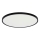 Fulgur 42366 - LED stropna svetiljka NOMY LED/50W/230V 3000/4000/6000K IP40 Ø 60 cm crna