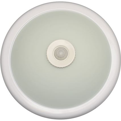 Fulgur s-22941 - Stropno svetlo sa senzorom pokreta i sumraka DARINA 2xE27/40W/230V prečnika 30 cm belo