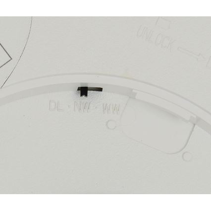 Fulgur s-42586 - LED plafonsko svetlo NOMY-S sa senzorom pokreta, LED24W/230V, 3000/4000/6000K, IP40, Ø 30 cm, belo