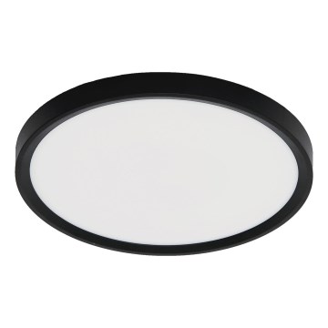 Fulgur s-42587 - LED plafonsko svetlo sa senzorom pokreta NOMY-S LED/24W/230V 3000/4000/6000K IP40 prečnik 30 cm crna