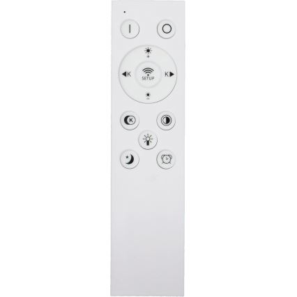 Fulgur s-43039 - LED prigušiva plafonska svetiljka NOMY-RC LED/40W/230V 3000/4000/6500K prečnik 50 cm IP40 bela + daljinski upravljač