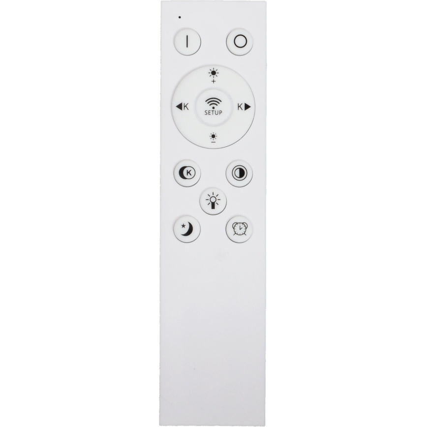 Fulgur s-43039 - LED prigušiva plafonska svetiljka NOMY-RC LED/40W/230V 3000/4000/6500K prečnik 50 cm IP40 bela + daljinski upravljač