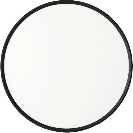 Fulgur s-43040 - LED prigušiva plafonska svetiljka NOMY-RC LED/40W/230V 3000/4000/6500K prečnika 50 cm IP40 crna + daljinski upravljač