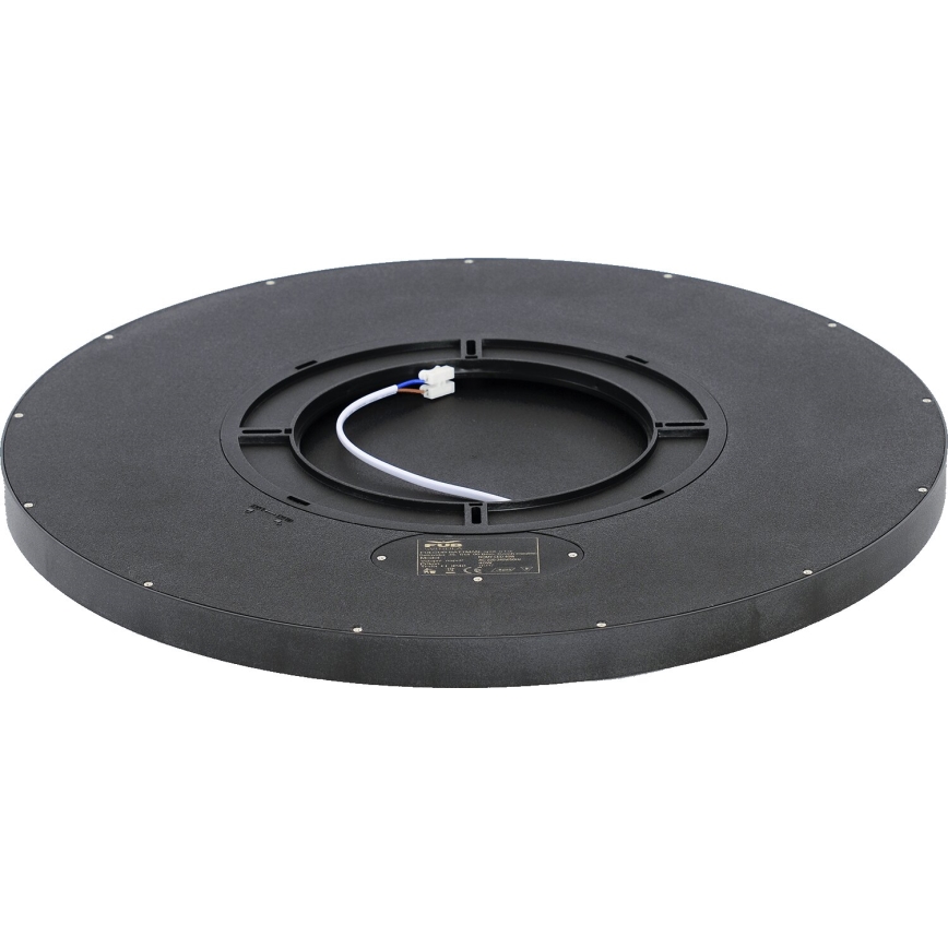 Fulgur s-43042 - LED prigušiva stropna svetiljka NOMY-RC LED/50W/230V, 3000/4000/6500K, prečnika 60 cm, IP40, crna + daljinski upravljač