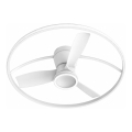 Fulgur s-43048 - LED prigušiva plafonski ventilator THORA LED/50W/230V 2700-5000K bela + daljinski upravljač
