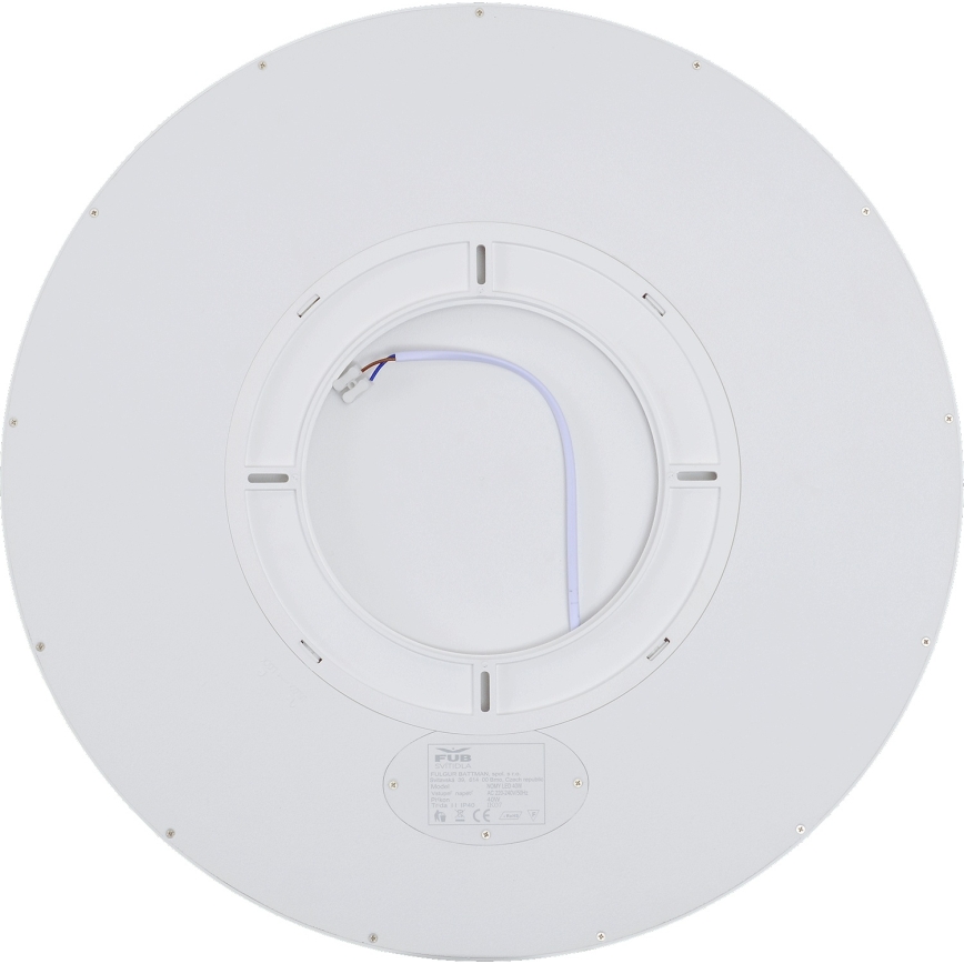 Fulgur s-43056 - LED prigušiva stropna svetiljka NOMY LED/40W/230V 3000-6500K prečnik 50 cm UGR19 IP40 Wi-Fi bela + daljinski upravljač