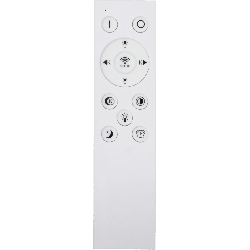 Fulgur s-43057 - LED prigušiva stropna svetiljka NOMY LED/40W/230V 3000-6500K prečnik 50 cm UGR19 IP40 Wi-Fi crna + daljinski upravljač
