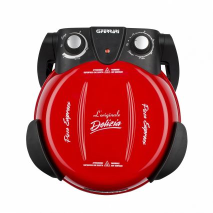 G3Ferrari G1000602 - Pećnica za picu DELIZIA 1200W/230V crvena