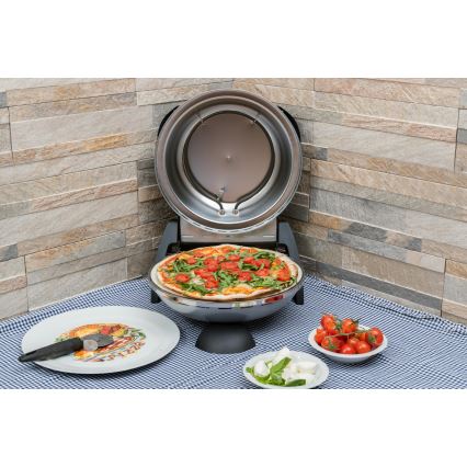 G3Ferrari G1000606 - pizza rerna DELIZIA 1200W/230V, srebrna