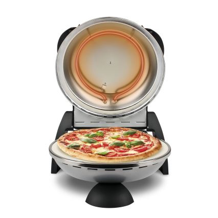 G3Ferrari G1000606 - pizza rerna DELIZIA 1200W/230V, srebrna