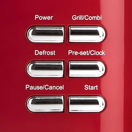 G3Ferrari G1015502 - Mikrotalasna pećnica sa grilom 1150 W/230 V 20 l crvena