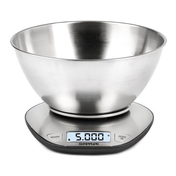 G3Ferrari G2006200 - Digitalna kuhinjska vaga sa posudom, 2xAAA, nerđajući čelik