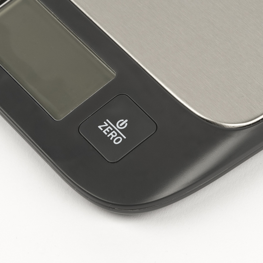 G3Ferrari G2016800 - Digitalna kuhinjska vaga, napajanje 2xAAA, crna/nerđajući čelik