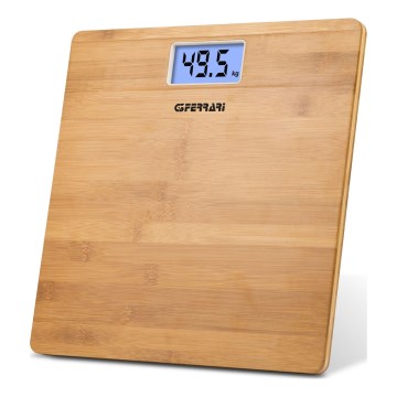 G3Ferrari G30042 - Digitalna lična vaga 2xAAA bambus